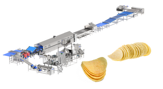 Kartoffelchips Produktionslinie gebratene Chips gebackene Chips Produktionslinie